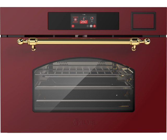 combi-stoomoven met magnetron ILVE 45NHSW1/BU - Compact nishoogte 45 cm