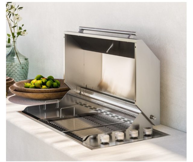 Ilve HBBQ100 inbouw gas barbecue
