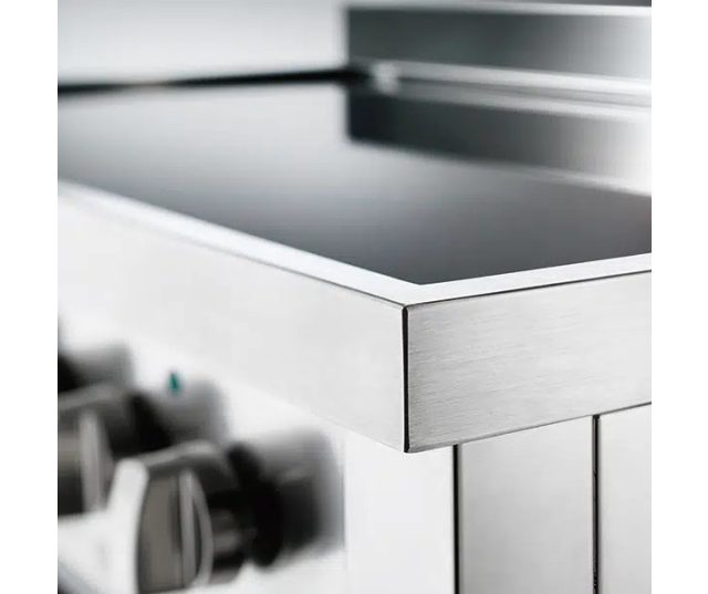 Ilve LBI095WSCM3/SS inductie fornuis rvs - 90 cm. breed