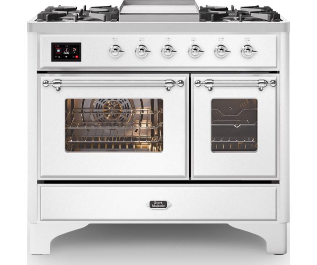 Ilve MD10FDNE3/WH fornuis - wit - 100 cm. breed