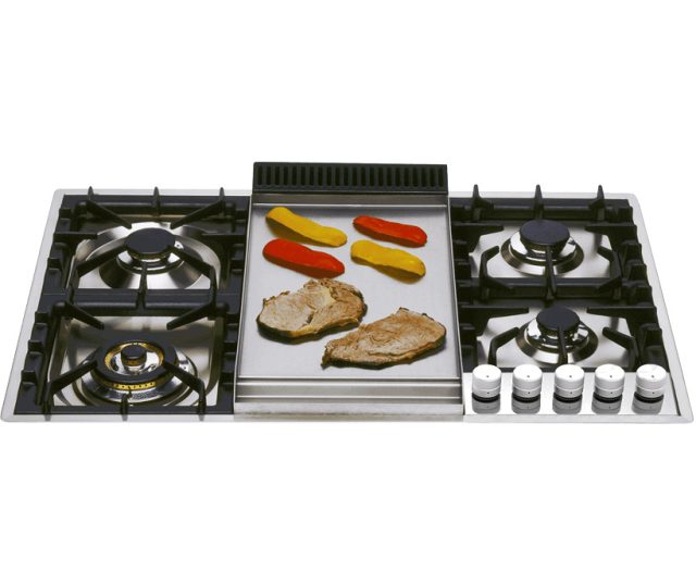 Ilve XLPT90FD/SS kookplaat inbouw rvs - 90 cm. breed