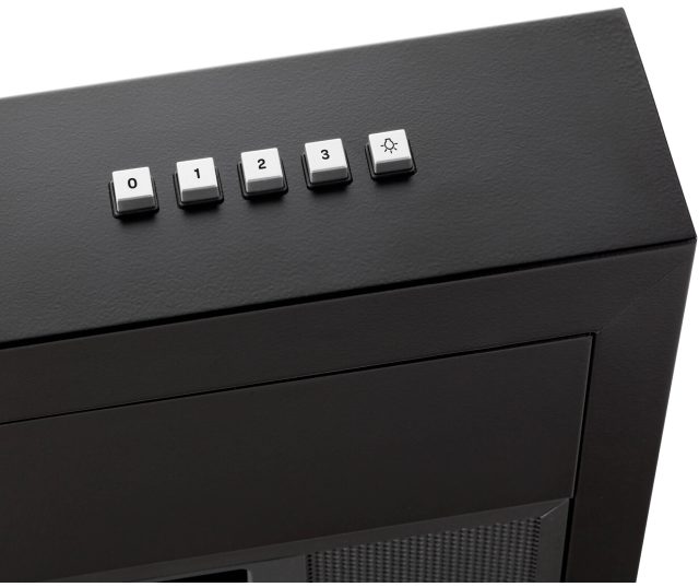 Inventum AKO6015ZWA zwarte onderbouw afzuigkap