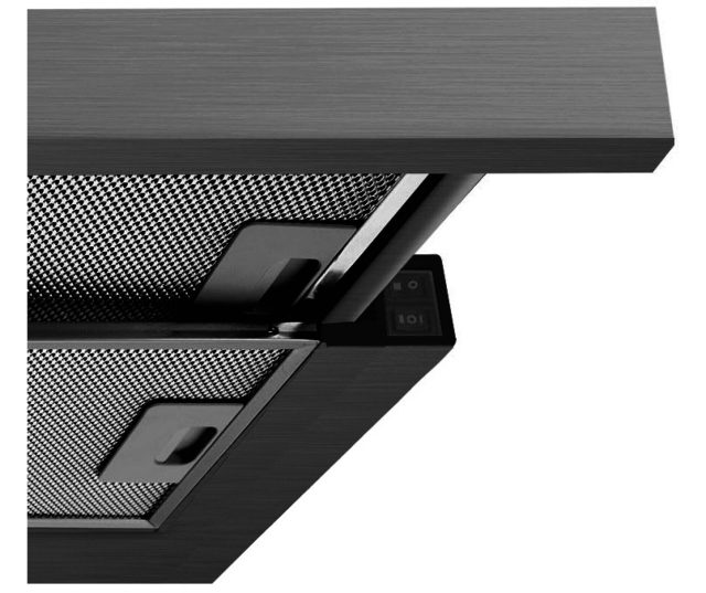 Inventum AKV6004ZWA vlakscherm afzuigkap - 60 cm - zwart