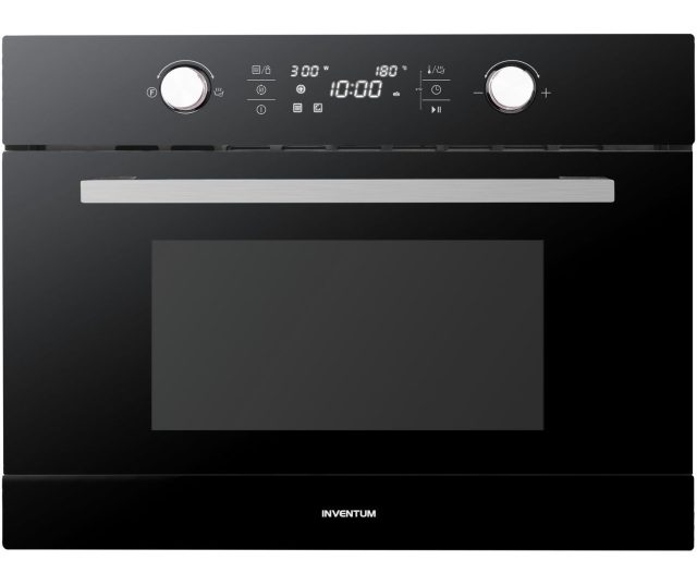Inventum IMC6044GK inbouw combi-magnetron - zwart glas