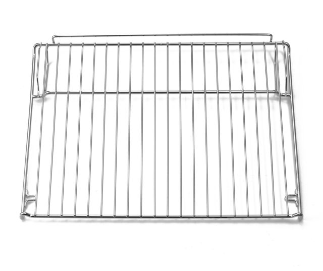 Het rooster - welke standaard meegeleverd wordt - kan op 5 verschillende hoogtes in de oven geplaatst worden