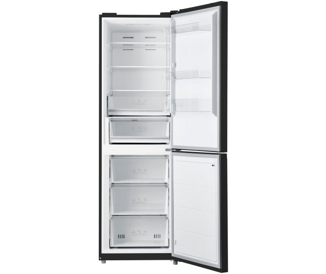 Inventum KV1850B koelkast - koel/vriescombinatie - zwart