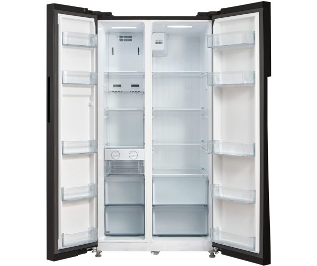 Inventum SKV0178B side-by-side koelkast - zwart