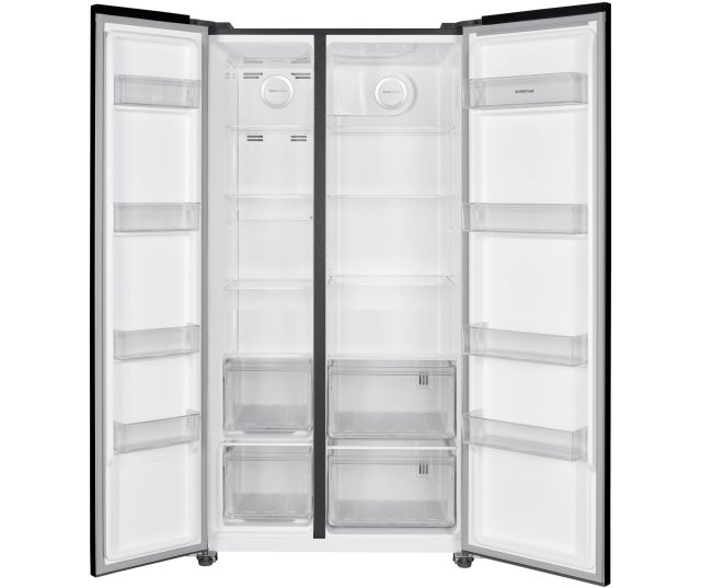 Inventum SKV0180B side-by-side koelkast - blacksteel