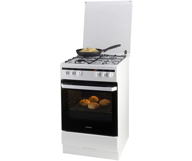 Inventum VFG5008WIT gas fornuis wit - 50 cm. breed