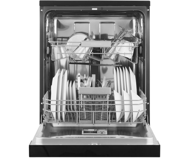 Inventum VVW6036AB vrijstaande vaatwasser - zwart - 44 dB