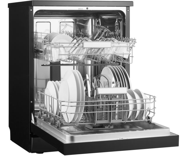 Inventum VVW6036AB vrijstaande vaatwasser - zwart - 44 dB