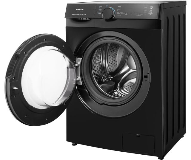 Inventum VWM8010B wasmachine zwart - 1400 toeren en 8 kg.