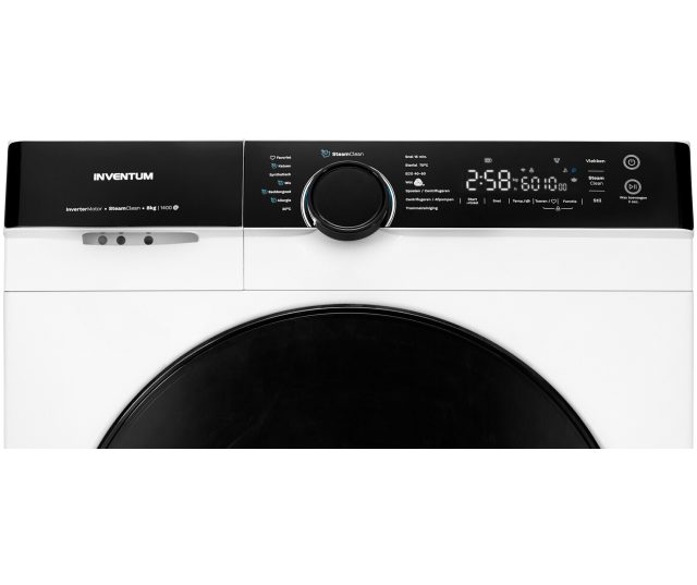 Inventum VWM8010W wasmachine met 1400 toeren en 8 kg.