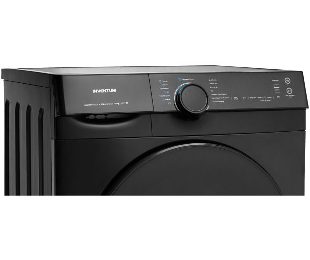 Inventum VWM9010B wasmachine zwart - 1400 toeren en 9 kg.