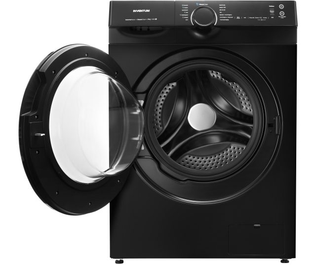 Inventum VWM9010B wasmachine zwart - 1400 toeren en 9 kg.