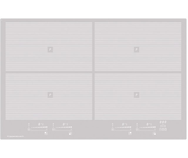 Kuppersbusch KI8800.0GR inductie kookplaat - 80 cm. - grijs