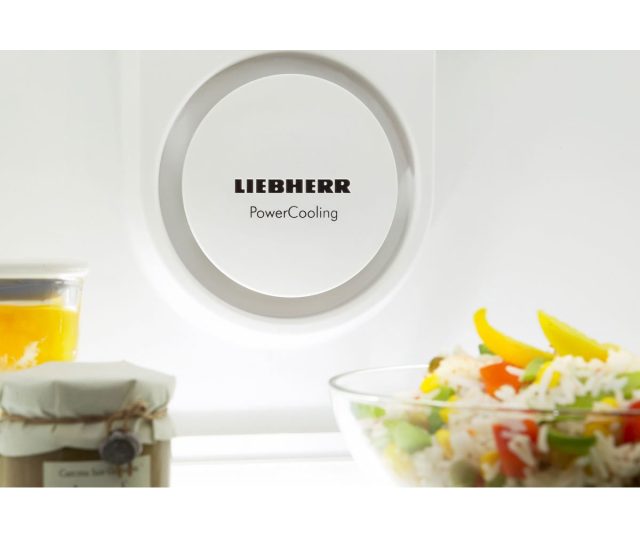 De PowerCooling ventilator in de Liebherr CNPesf3513 zorgt voor een gelijkmatige verdeling van de koele lucht