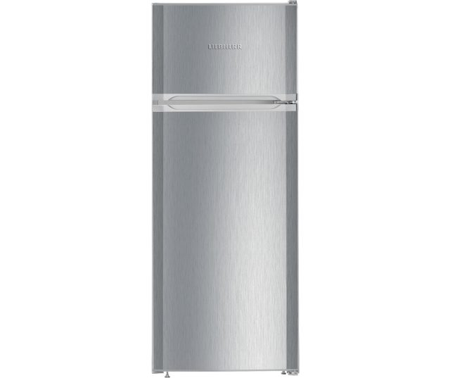 De buitenzijde van de Liebherr CTele 2531 koelkast in rvs-look