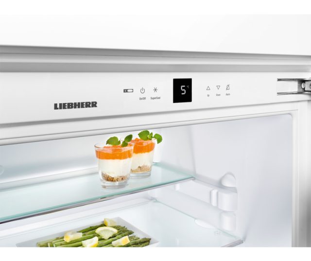 Het bedieningspaneel van de Liebherr IKP1660 inbouw koelkast