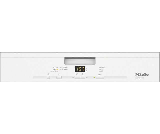 Bedieningspaneel van de Miele G4310 SCU BW onderbouw vaatwasser