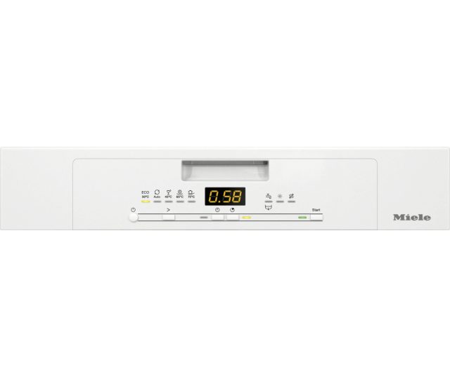 Bedieningspaneel van de MIELE vaatwasser onderbouw G5022U BW