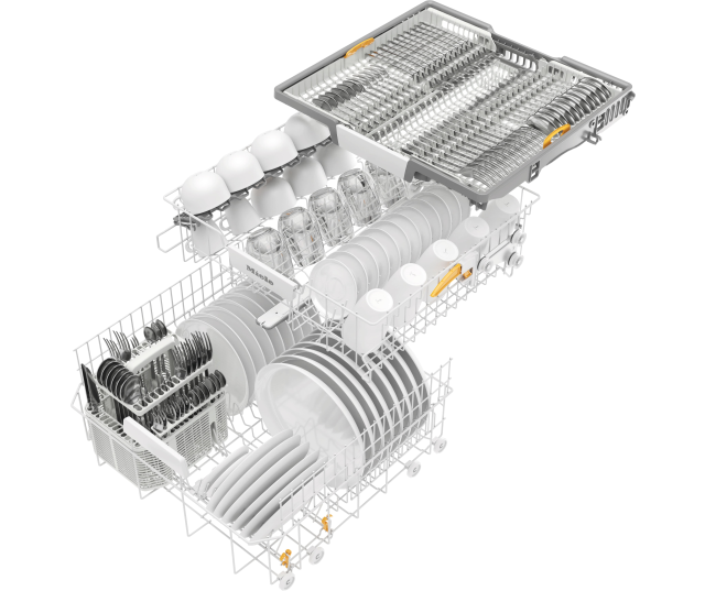 Miele G5367 SCVi XXL inbouw vaatwasser met besteklade