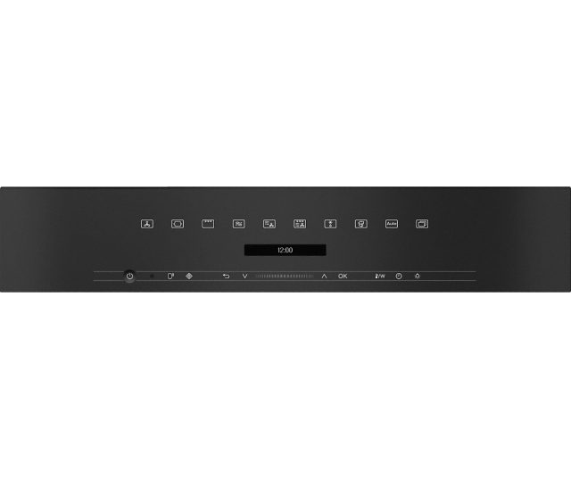 Bedieningspaneel van de MIELE oven met magnetron inbouw H 7140 BM