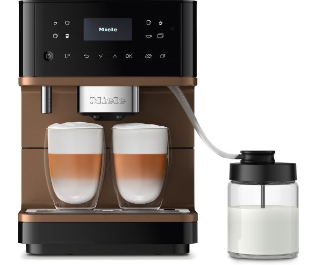 MIELE koffiemachine CM6360 OBSIDIAANZWART BRONZEPE