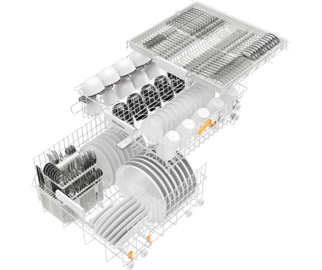 Miele G5132 Sci Brws inbouw vaatwasser - wit bedieningspaneel