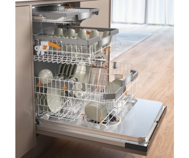 Miele G7765SCViXXL verhoogde inbouw vaatwasser met AutoDos en PowerDisk