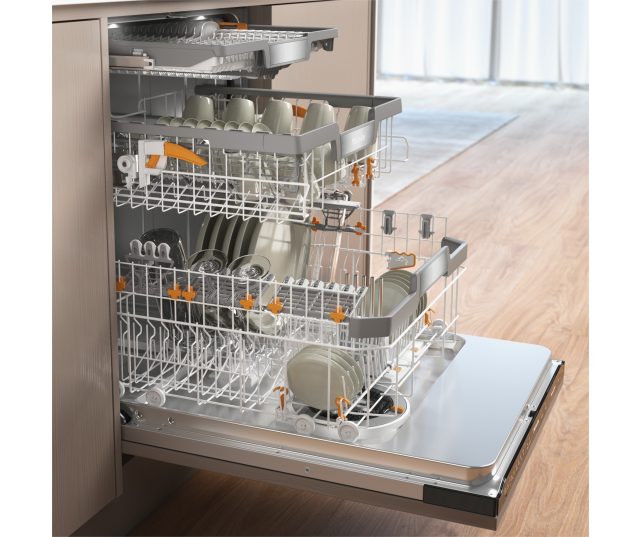 Miele G7797SCVi K2O XXL 125 Gala inbouw vaatwasser met AUtoDose en 41 dB
