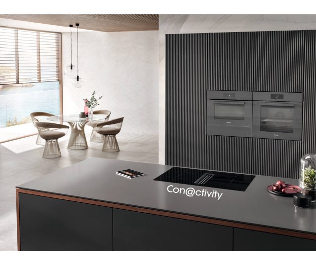 Miele KMDA7473FL-A inbouw inductie kookplaat met afzuiging