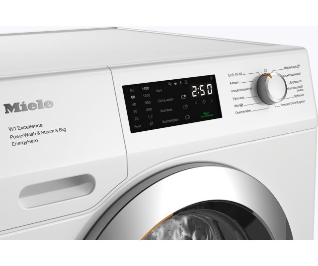 Miele WEE395WPS wasmachine met SteamCare en PowerWash