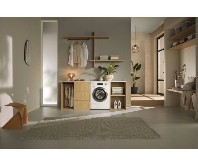 Miele WEK375WPS wasmachine met 10 kg en energieklasse A label