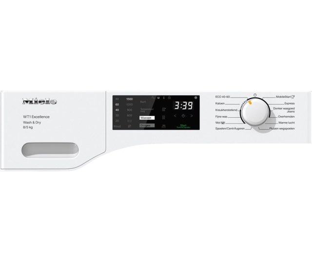 Miele WTD165WPM was/droogcombinatie