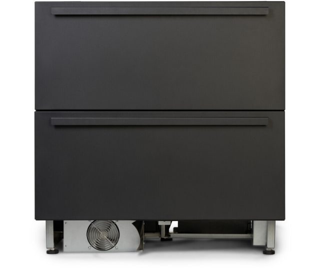 Norcool 60000006 + 8900013831 onderbouw lade koelkast - mat zwart