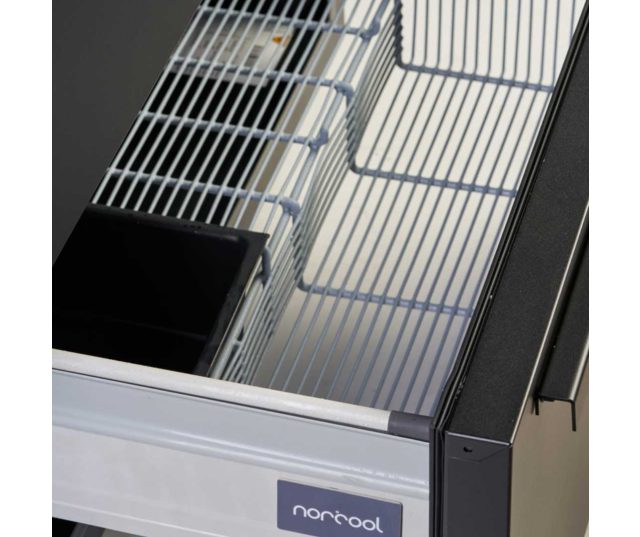 Norcool 60000006 + 8900013831 onderbouw lade koelkast - mat zwart