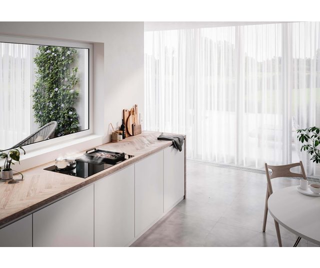 Novy 1851 inductie kookplaat met afzuiging inbouw