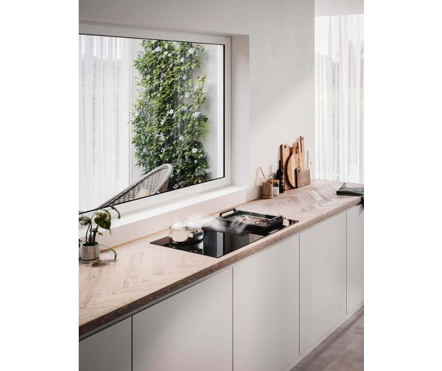 Novy 1851 inductie kookplaat met afzuiging inbouw