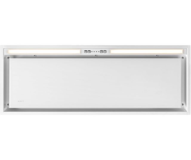 Novy 26080 inbouw afzuigkap - Vision - wit glas - 90 cm. breed