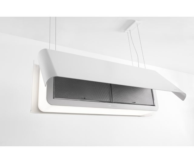 Novy MOOD 7550 eiland afzuigkap wit - recirculatie