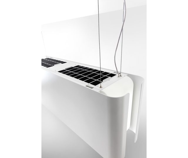 Novy MOOD 7550 eiland afzuigkap wit - recirculatie
