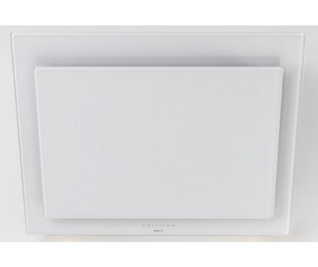 Novy 7859 wand afzuigkap schuin - wit