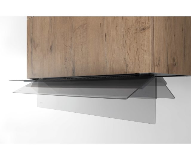 Novy 8710 vlakscherm afzuigkap - 60 cm. breed