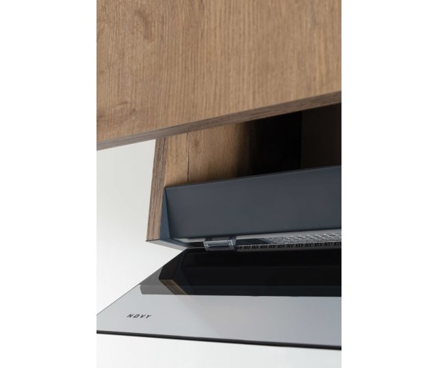 Novy 8710 vlakscherm afzuigkap - 60 cm. breed