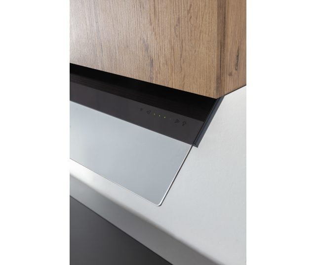Novy 8770 vlakscherm afzuigkap - 120 cm. breed