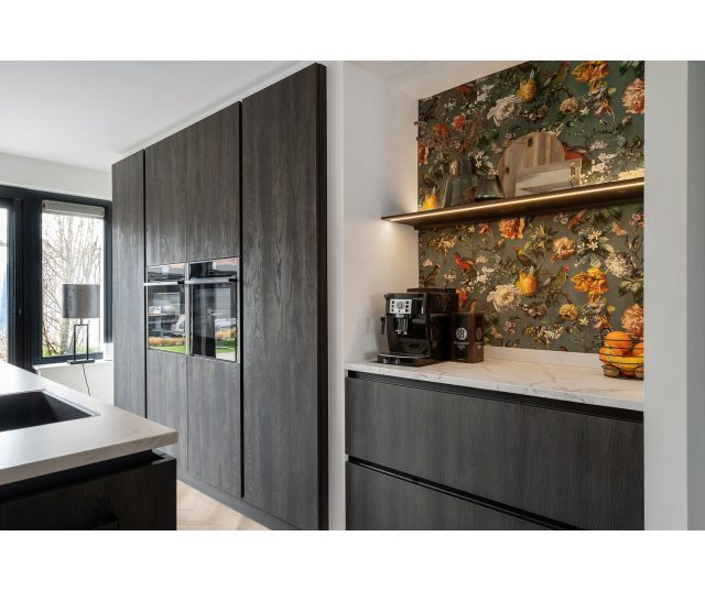 Novy Shelf Mineral Black 95cm keuken verlichting