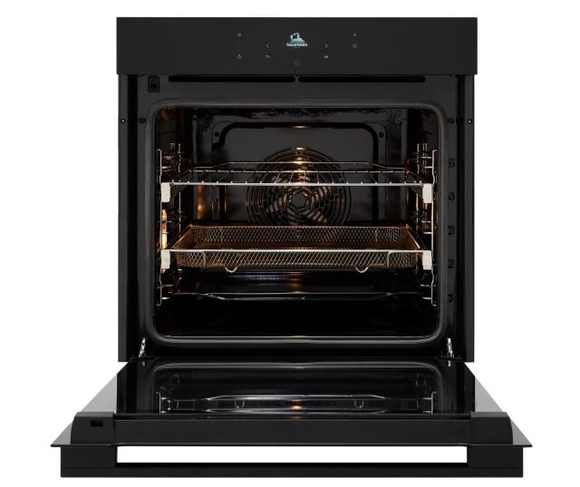 Pelgrim O860 inbouw oven met AirFy - zwart