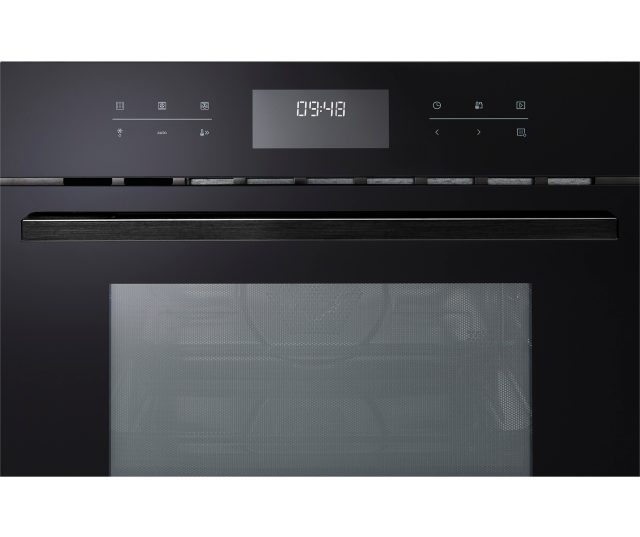 Pelgrim OM140GLS inbouw combi-magnetron - zwart