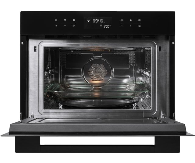 Pelgrim OM140GLS inbouw combi-magnetron - zwart